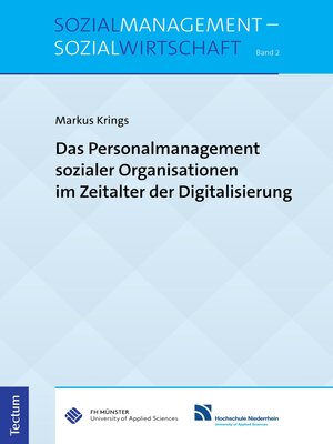 cover image of Das Personalmanagement sozialer Organisationen im Zeitalter der Digitalisierung
